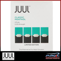 4 pack Juul Menthol 5% 0.7ml