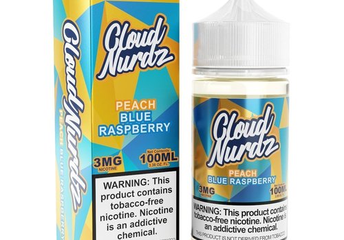  Cloud Nurdz Peach Blue Raspberry 100ml 