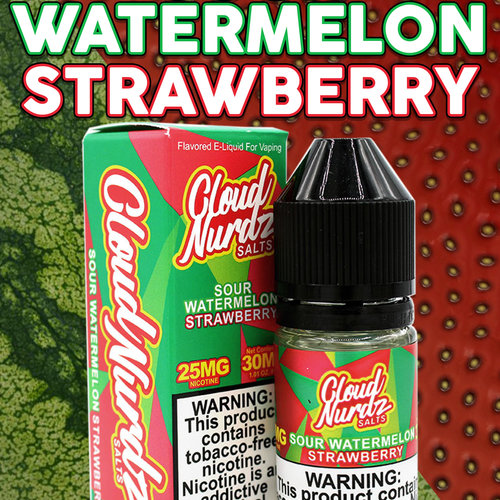  Cloud Nurdz Sour Watermelon Strawberry 30ml 