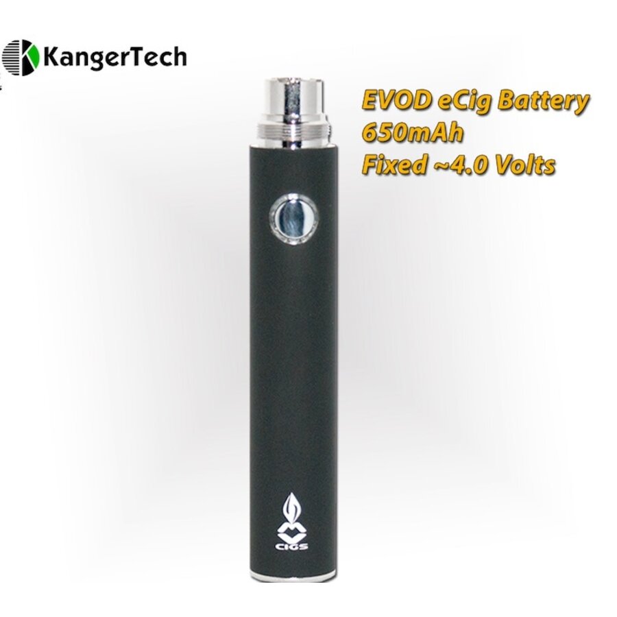 EVOD Manual Battery 650mah Black