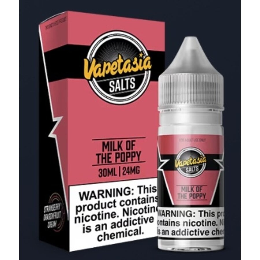 Vapetasia Salt Milk Of The Poppy 30ml