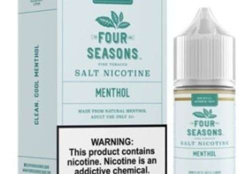  Four Seasons Four Seasons Salts Menthol 30ml 