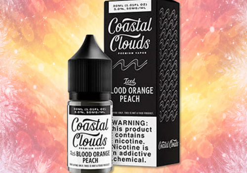 Coastal Clouds Coastal Clouds Salt Iced Blood Orange Peach 30ml 