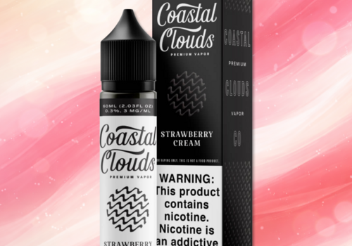  Coastal Clouds Coastal Clouds Strawberry Cream 60ml 