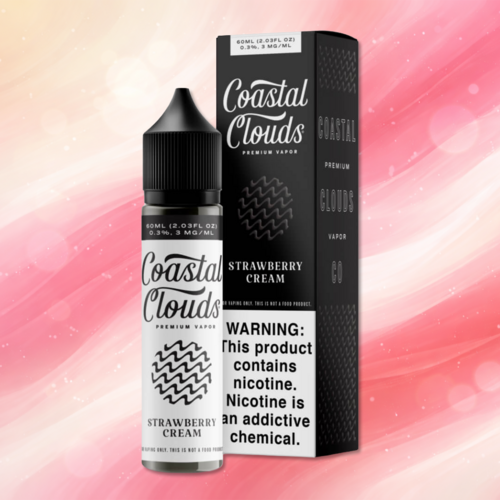  Coastal Clouds Coastal Clouds Strawberry Cream 60ml 