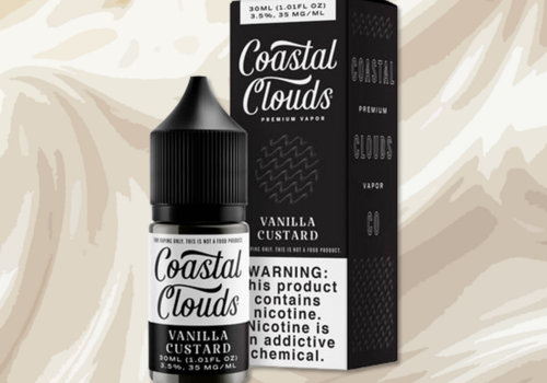  Coastal Clouds Coastal Clouds Salt Vanilla Custard 30ml 