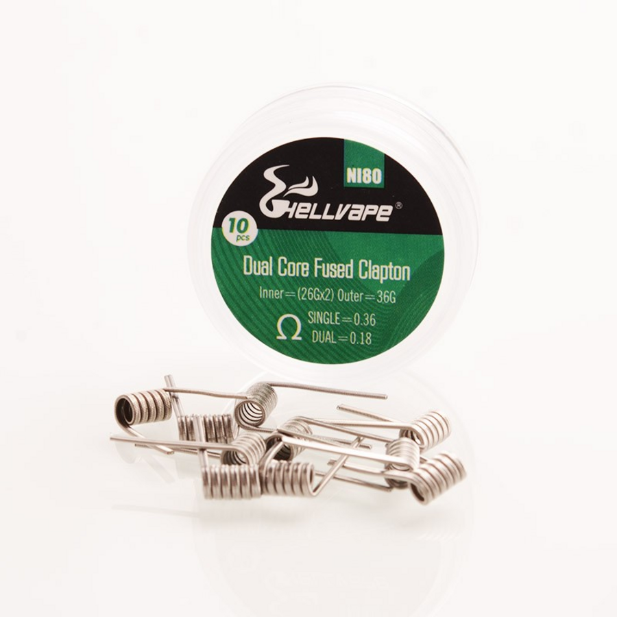 HellVape Ni80 Pre Built Clapton Wire 10pk