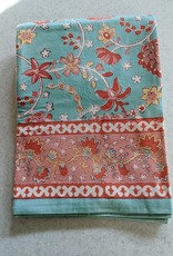 Natural Habitat Hand Blocked Tablecloth 60x60