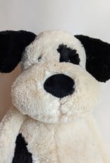 JellyCat Bashful Black & Cream Puppy Medium