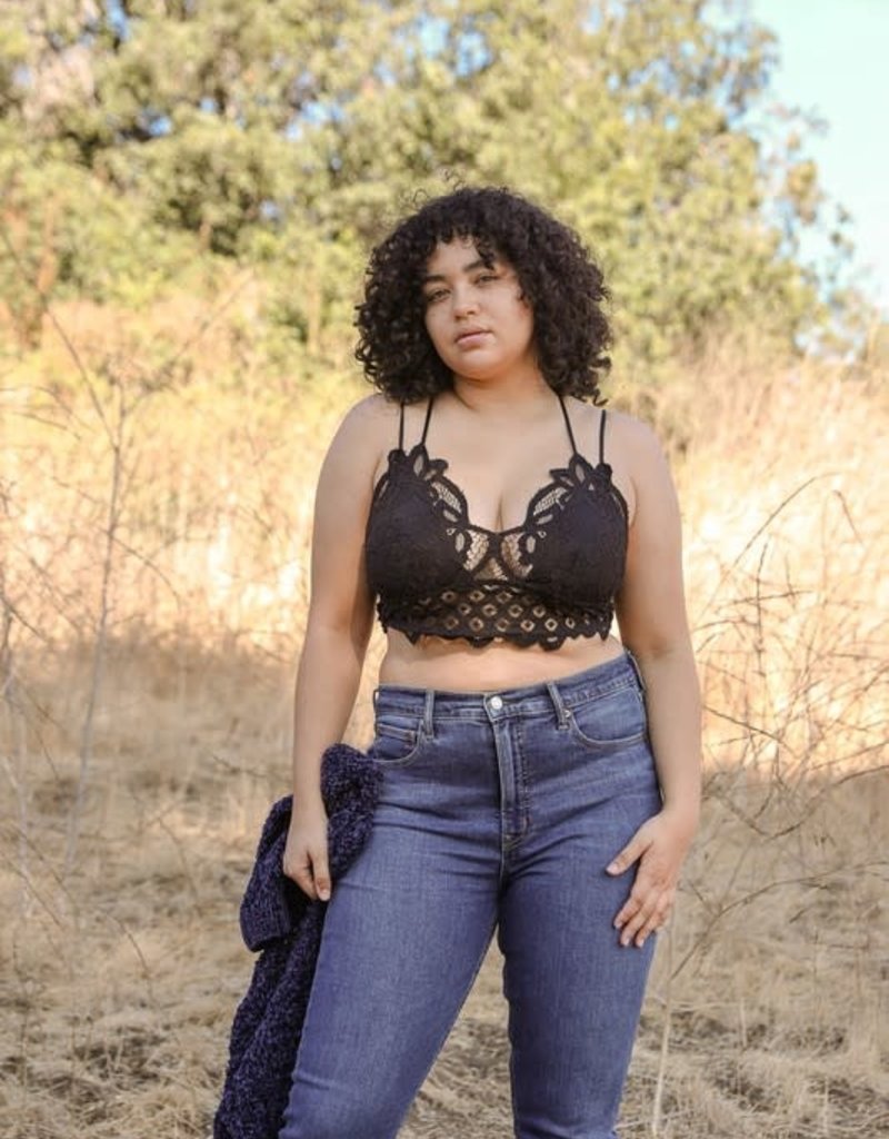 Crochet Lace Bralette Plus - Firefly