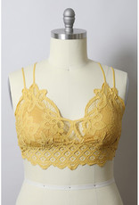 Leto Accessories Crochet Lace Bralette Plus