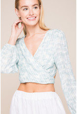 Sky to moon Open Back Wrap Top