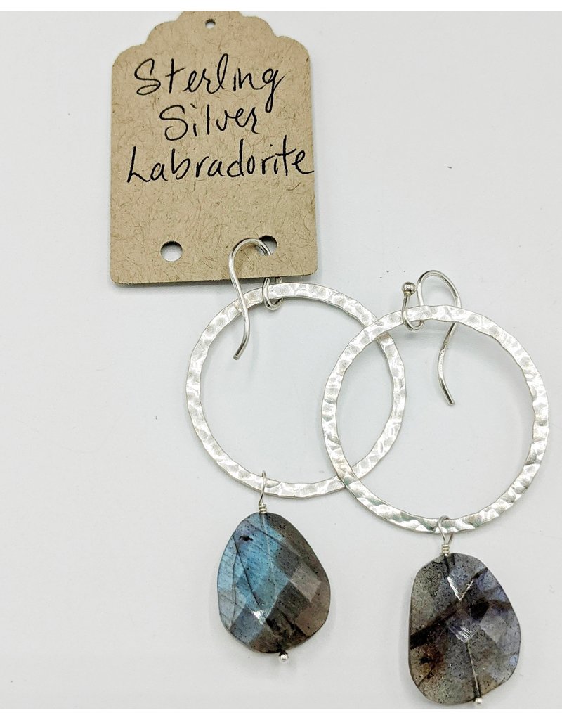Waterlily Jewelry #813 Sterling Labradorite