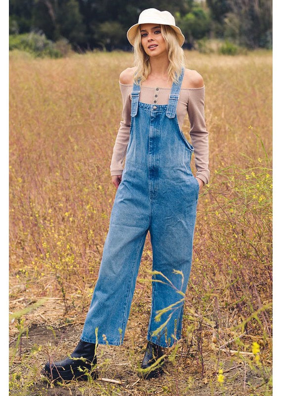 Listicle Wide Leg Overalls