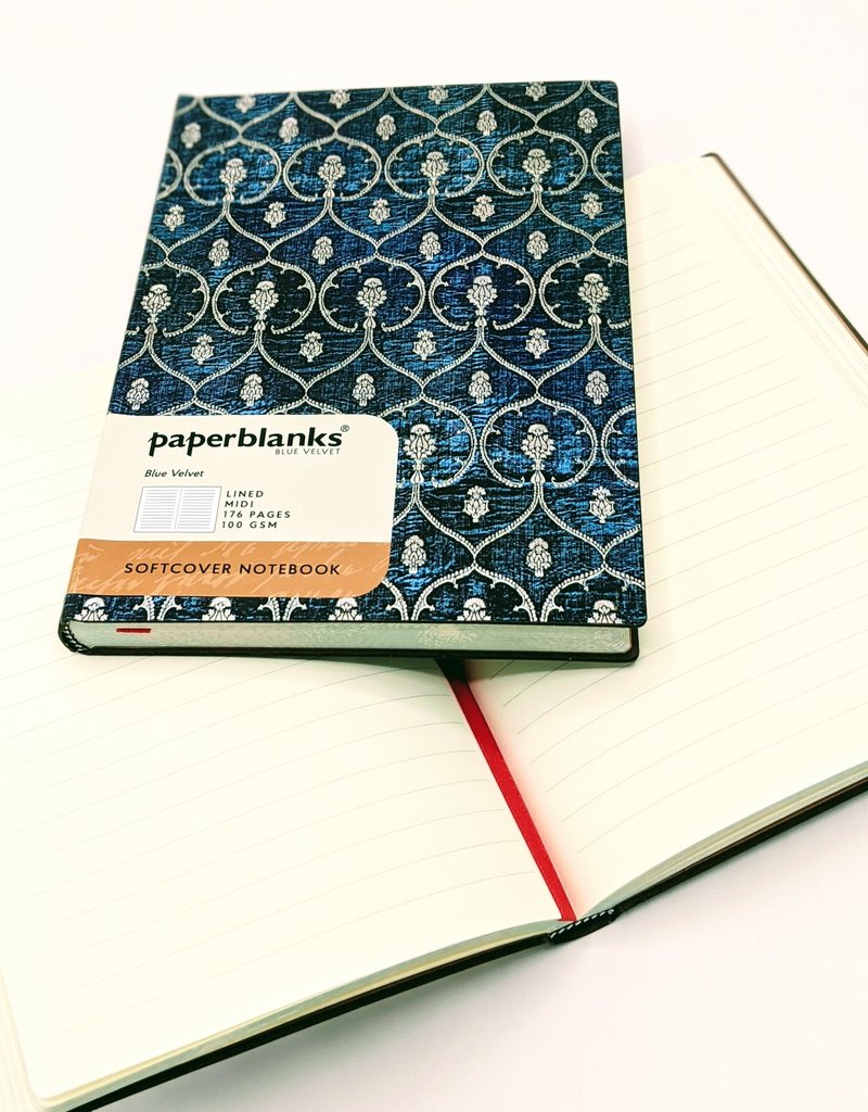 Paperblanks Blue Velvet Midi Journal