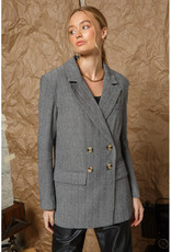 Aaron & Amber Slouchy Double Breasted Blazer
