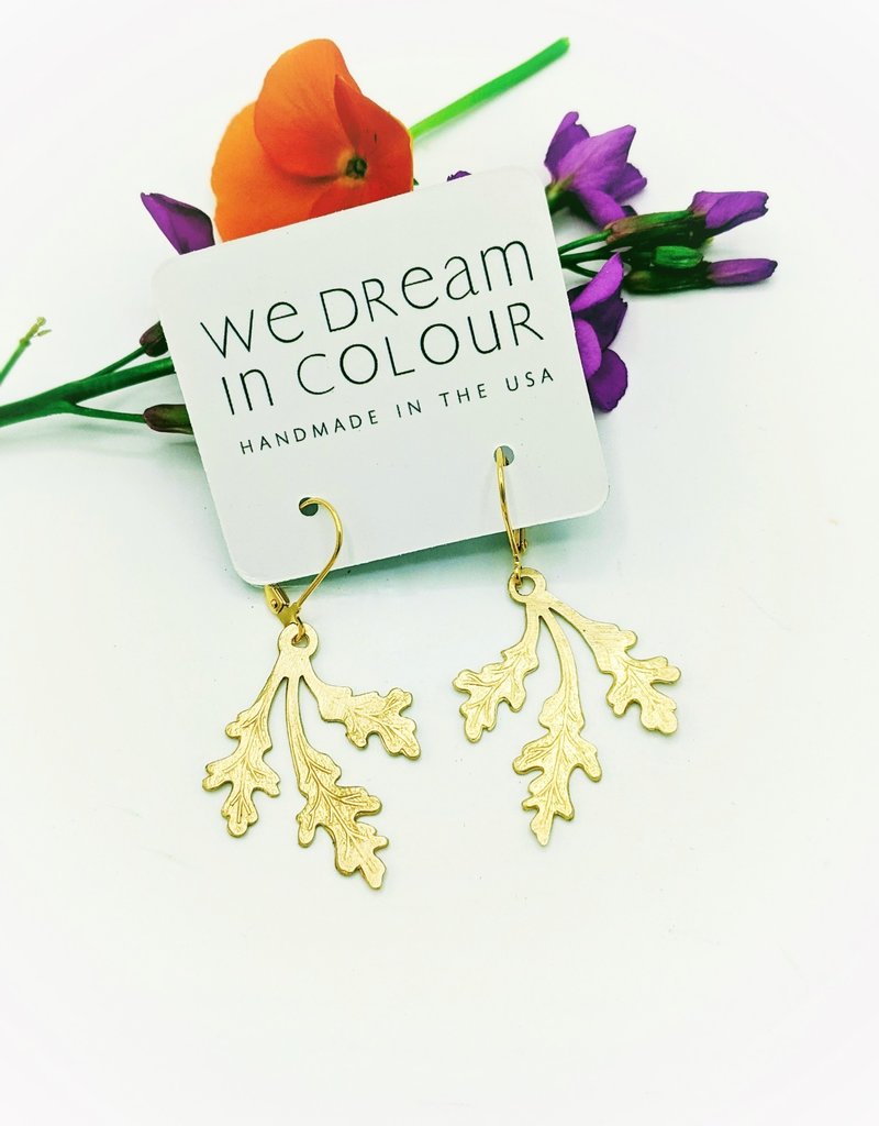 We Dream in Colour Golden Oak Earrings