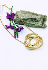 We Dream in Colour Snake Knot Necklace