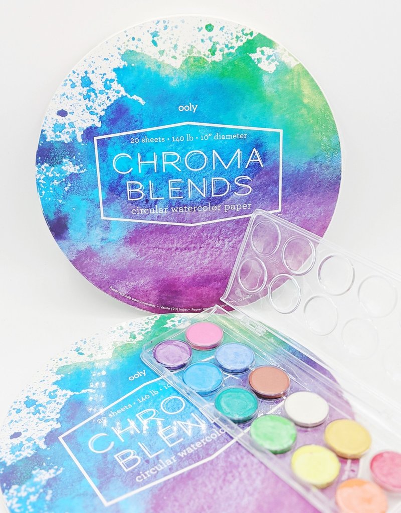 ooly Chroma Circular Watercolor Paper Pad