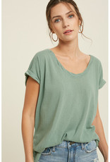 Wishlist Twisted Band Slouchy Tee