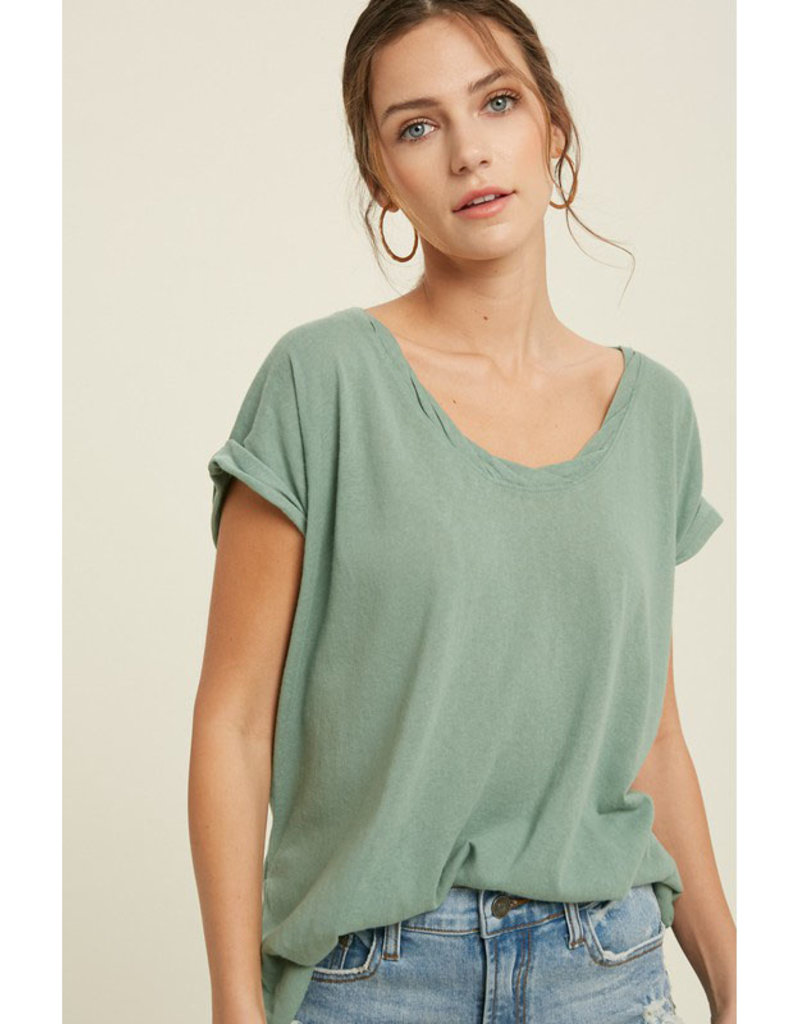 Wishlist Twisted Band Slouchy Tee