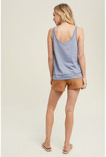 Wishlist Cotton Henley Tank