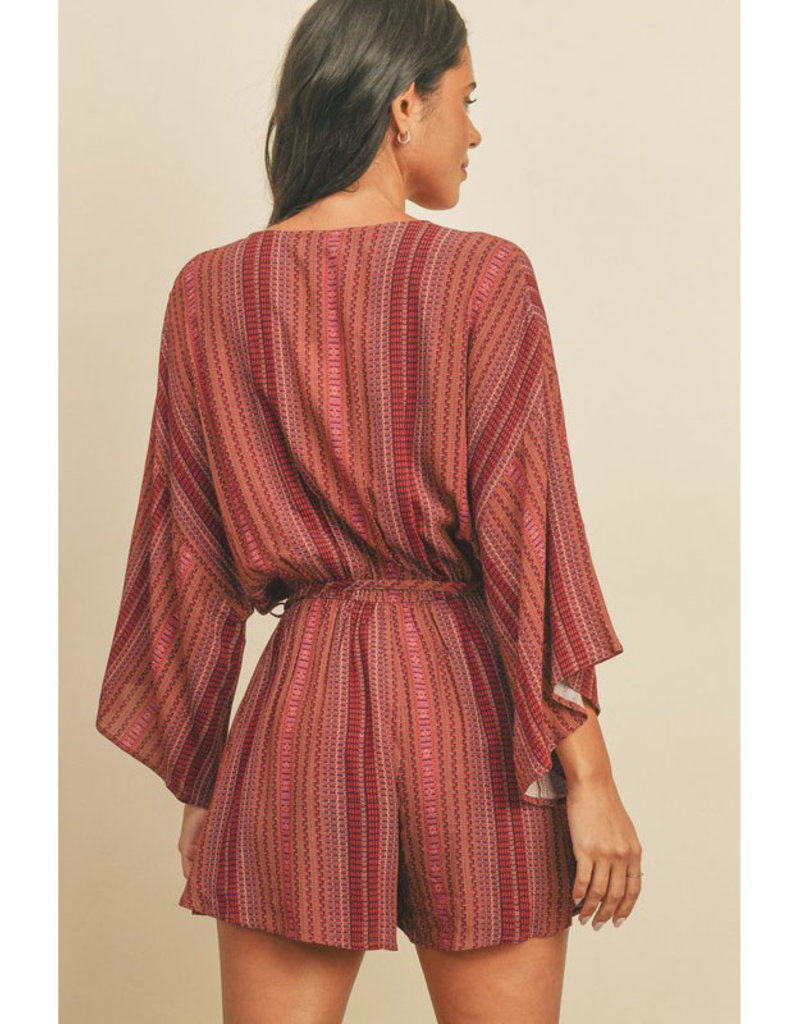 Dress Forum Persian Red Stripe Romper