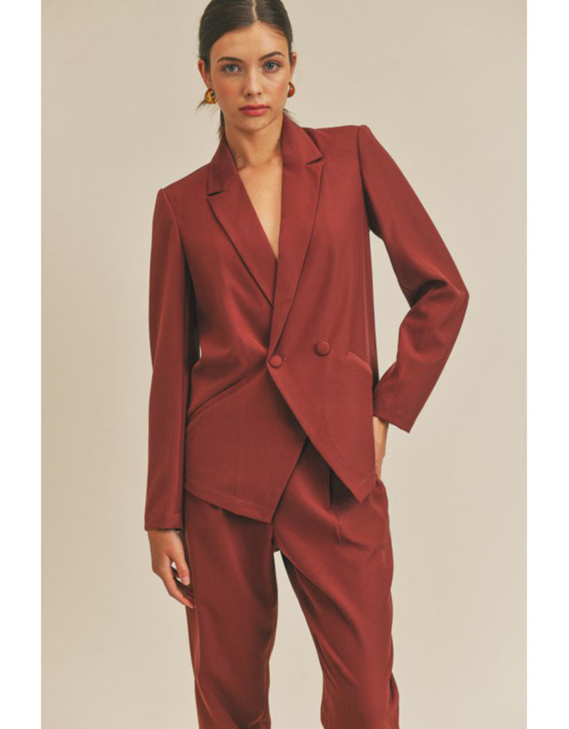 Lush Rich Garnet Blazer