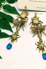 Trollbinde Pollinator Earrings Labradorite