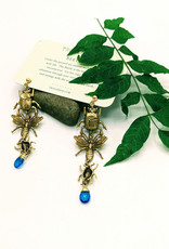 Trollbinde Pollinator Earrings Labradorite