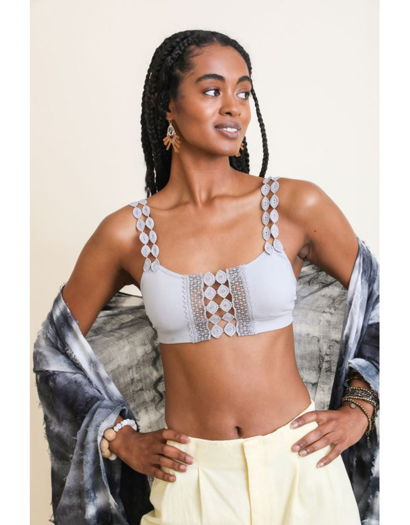 Tattings Lace Bralette, Women's Bohemian Lace Bras & Bralettes from Spool  72.