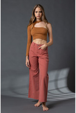 Paper Moon Dark Red Wide Leg Pants