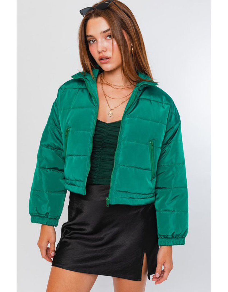 Le Lis Lightweight Cropped Puffer