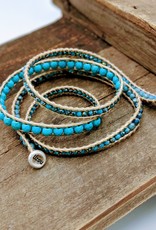 5-Wrap Beaded Bracelet