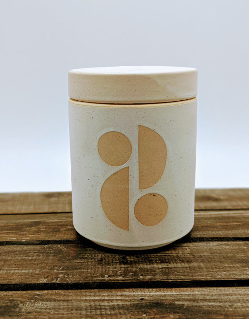 Ceramic Candle w/Lid - Firefly