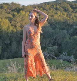 Dress Forum Sunkist Floral Midi Slip Dress