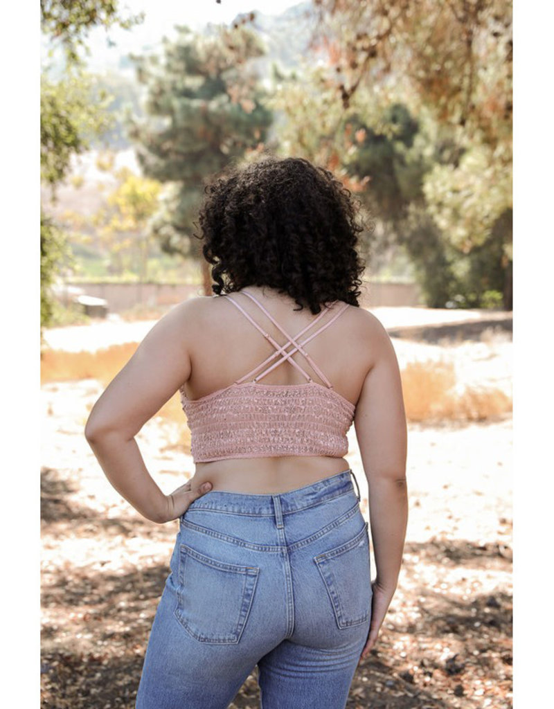 Crochet Daisy Bralette Plus - Firefly