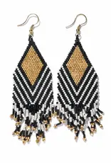 Ink+Alloy Dottie Diamond Beaded Earrings