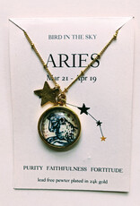 Bird in the Sky Astrological Necklace Fire Sign