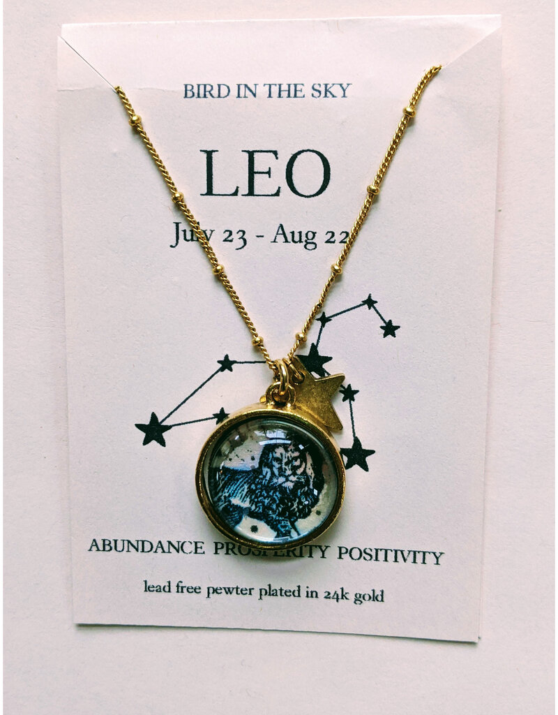 Bird in the Sky Astrological Necklace Fire Sign