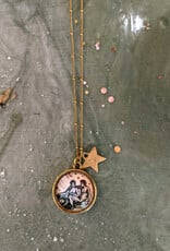 Bird in the Sky Astrological Necklace Water Sign