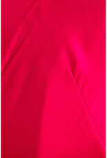 Le Lis Fuchsia V-Neck Mini Dress
