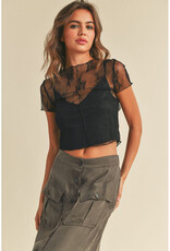Miou Muse Lace Top w/Lining
