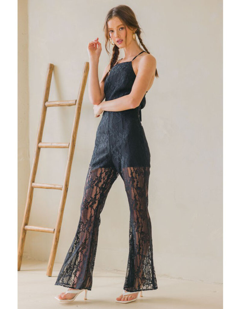 idem ditto Floral Lace Jumpsuit