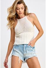 Miss Love Crochet Halter Top