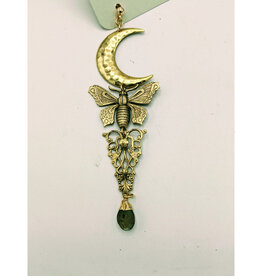 Trollbinde Moth and Moon Mystic Earrings