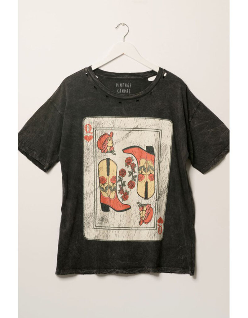 Promesa Queen Cowgirl Card Graphic Tee