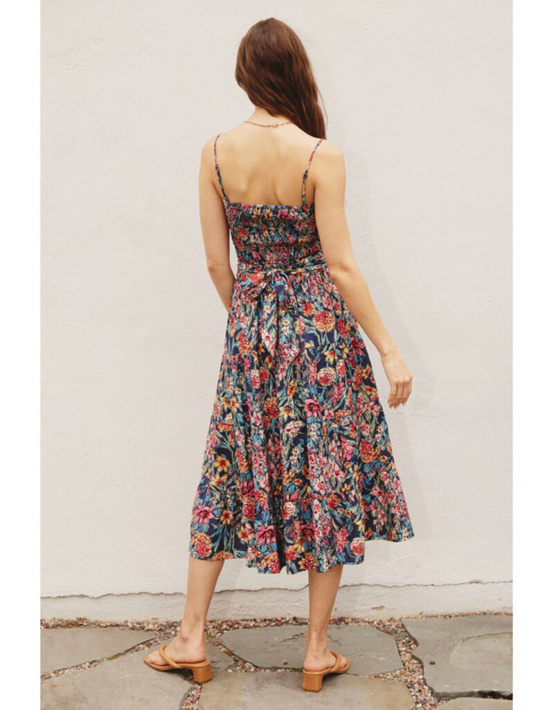 Dress Forum Floral Tiered Midi Skirt