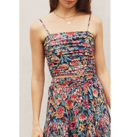 Dress Forum Floral Ruched Cami Top