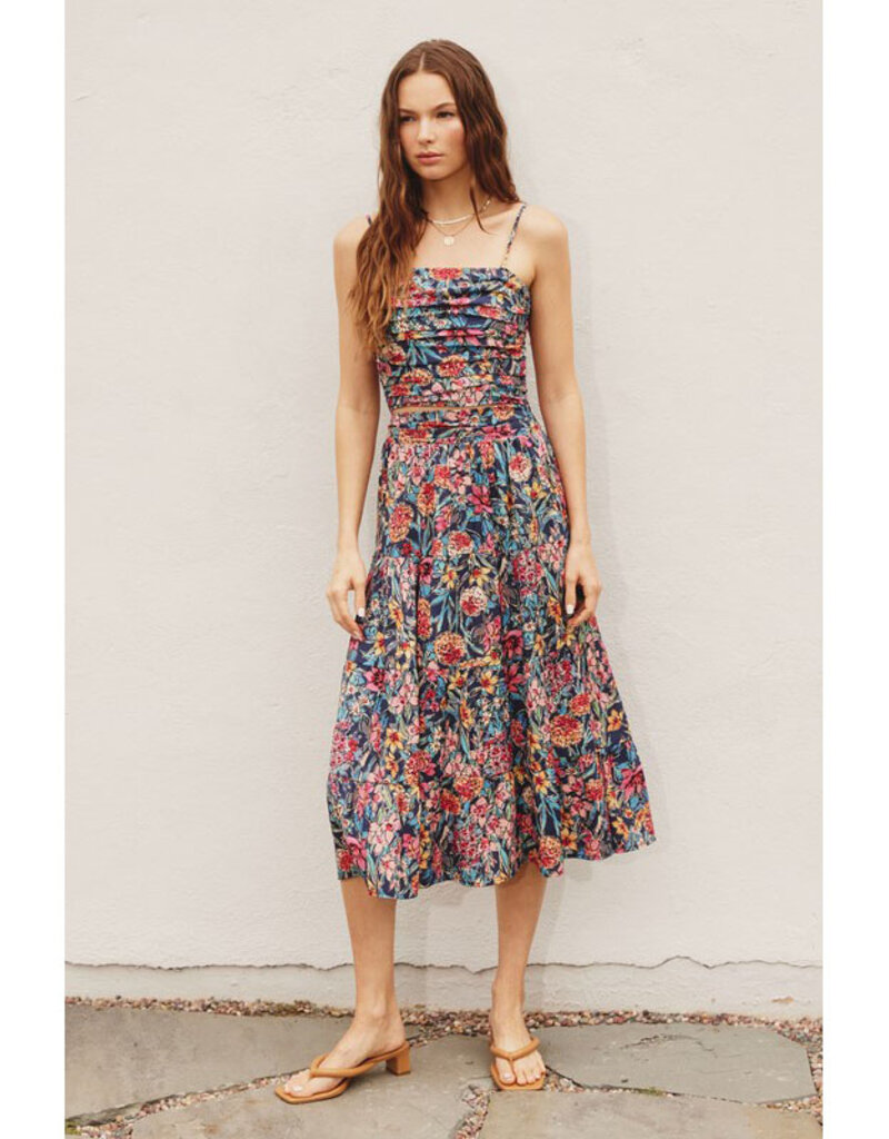 Dress Forum Floral Ruched Cami Top